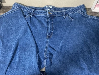 Women's High-Rise Skinny Jeans Plus Size 24W, Medium Wash/WG4ZG Ava & Viv™ - Image 1 of 4