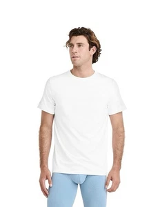 Herren T-Shirt Jockey Medium 3 weiß Baumwolle Stretch 2 Rundhals 1 Tank - Bild 1 von 8