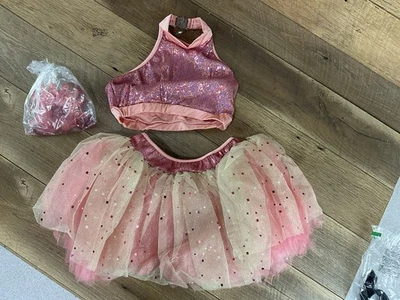 Disfraz de Baile Piedra Artística "Champagne Rosa" - Color - Melocotón - XXL Grande Niño Foto 1 de 4