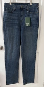 LL Bean Jeans Men 34 X 34 Straight Classic Fit Flex Dark Vintage Stretch Denim - Picture 1 of 9