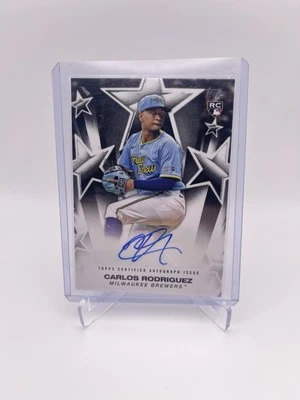 2025 Topps Series 1 - Baseball Stars Auto Carlos Rodriguez #BSA-CR (AU, RC) - Image 1 of 2