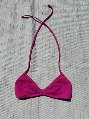 Top de bikini halter Lululemon para mujer talla 0-2 rosa traje de baño verano playa Foto 1 de 4