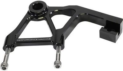 Performance Machine Rear Radial Caliper Bracket - Black - 00231828AGNMAB - Image 1 of 2