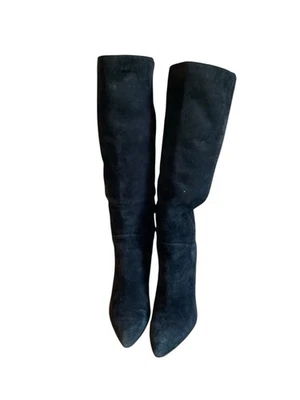 Botas para mujer Sam Edelman talla 7,5 M de gamuza Fraya punta KH negras de aguja Foto 1 de 4