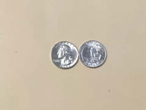 1958 D GEM BU SILVER WASHINGTON QUARTER. REALLY NICE COIN! Cover