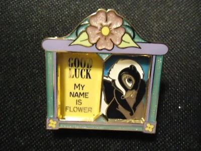 PIN FLOR BAMBI DISNEY WDW BUENA SUERTE MALA SUERTE LE 1000 Foto 1 de 2