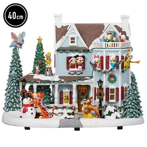 COSTCO Disney Ferienhaus Mickey Minnie Pooh Ornament 8 Weihnachtslieder Neu - Bild 1 von 4