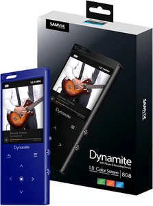 Dynamite MP3 Player 8GB with Bluetooth, Touch Buttons, Voice Recorder, Speaker, - Picture 1 of 2