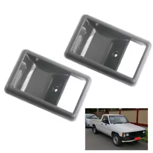 Pair Inner Inside Door Handle Bezel Cup For Toyota Hilux Hero Pickup 1984 - 1988 - Foto 1 di 6
