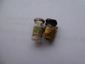 Rare Queen Marys Dolls House Empty Strawberry Jam pot and broken Marmalade A/F - Picture 1 of 9
