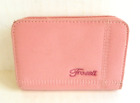 Fossil VINTAGE Nylon Small Coin Card Organizer PINK