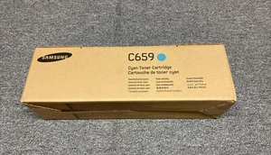 Genuine Samsung CLT-C659 Cyan Toner for CLX 8640 8650 - 20,000 pages - Picture 1 of 3