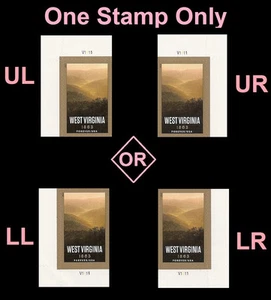US 4790 Statehood West Virginia F plate single MNH 2013 - Picture 1 of 1