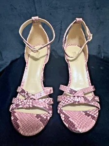 Michael By Michael Kors Brinkley Ankle Strap Heels Size 6.5 - Picture 1 of 9