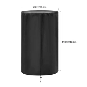 Tire Storage Cover Waterproof 210D Oxford Cloth For 4 Tires Up To 28.7" Black_Y - Picture 1 of 7