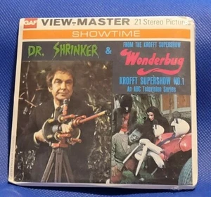 SEALED Gaf H2 Dr. Shrinker & Wonderbug Krofft TV Show view-master Reels Packet - Picture 1 of 2