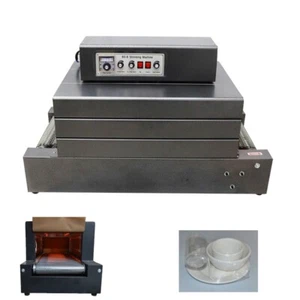 220V Heat Shrink Tunnel Packaging Machine PVC/POF Shrinking Equipment 15.7*7.8in - Picture 1 of 8