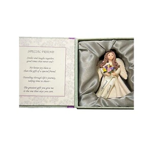 Special Friend Box with Angel Ornament Poem 4" ornament NWOT - Picture 1 of 7