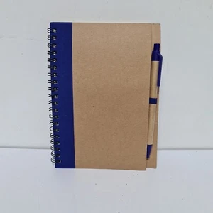 Lined Notebook Journal with Pen NEW Recycled Materials - Picture 1 of 2