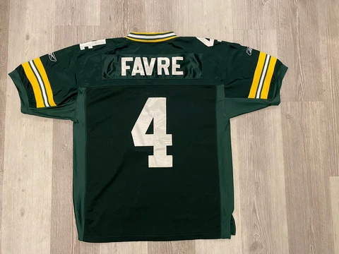 Brett Favre Jersey Sz 50 Packers Reebok Stitched 2007 Lambeau 50th Anniversary * Cover