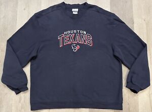 Vintage Houston Texans Reebok Embroidered Logo Sweatshirt - XL