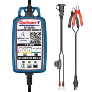 Cargador Batería Moto OptiMATE Duo 1 0.6A 4 Niveles, 12V/12.8V, 0.6A STD/A - Imagen 1 de 2