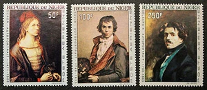 Timbre / Stamp NIGER - Yvert et Tellier Aérien n°68 à 70 n** (Cyn16) - Picture 1 of 1