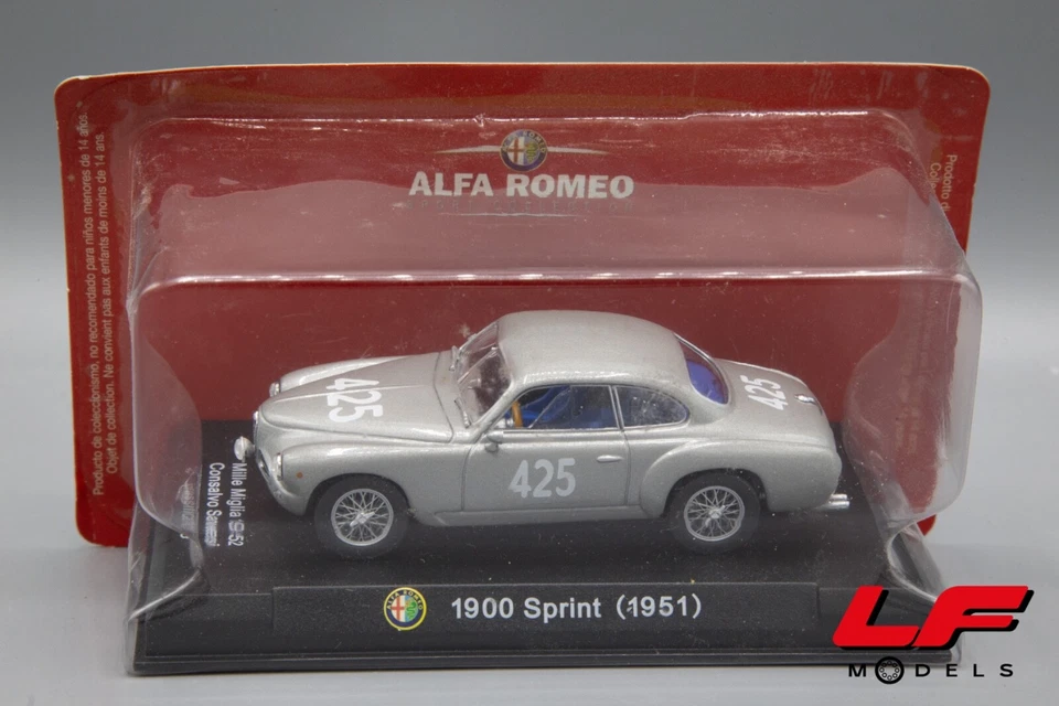 1:43 Alfa Romeo 1900 Sprint 1951 - Alfa Romeo Sport Collection - Immagine 1 di 1