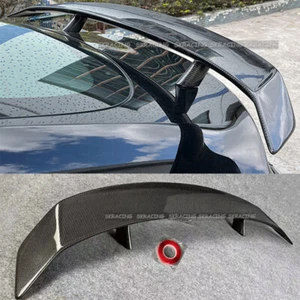 Fit For Porsche 911 991 2013-2019 Real Carbon Fiber Rear Trunk Spoiler Lip Wing - Picture 1 of 19