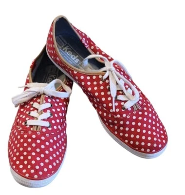 Zapatos Tenis Keds Champion Lunares Rojos y Blancos Para Mujer Talla 8.5 WF53429M Foto 1 de 4