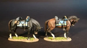 JOHN JENKINS BATTLE OF ROSEBUD 1876 HRSBUD-01B TWO U.S. CAVALRY HORSES - Picture 1 of 2