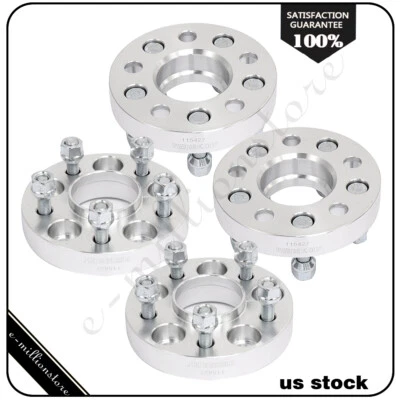 4 piezas espaciadores de rueda de pernos de 1" 25 mm 5x110 12x1,5 para Saturn Sky 2007-2010 Foto 1 de 4
