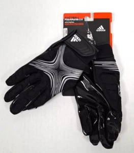 Adidas PowerWeb 2.0 Football Gloves- Black/Silver - Picture 1 of 4