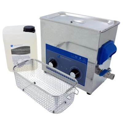 ALLENDALE-ULTRASONIC Ultrasonic Cleaner 6 Litre Tank Kit For Machine Parts & Carburettors Mechanics