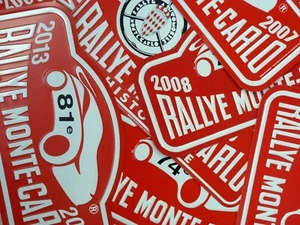 NEUF Plaques Rallye MONTE CARLO diverses années + Rallye Historique MONACO - Bild 1 von 9