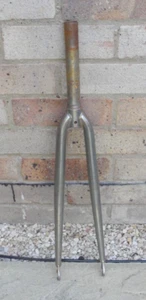 Steel forks, 1" threaded steerer, NOS (M) - Picture 1 of 6
