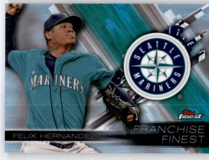 2016 Finest Franchise Finest Felix Hernandez Holo Prizm Refractor Foil Mariners - Picture 1 of 2