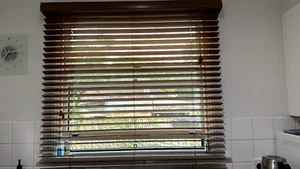 Two Wooden Venetian Blinds - Picture 1 of 10