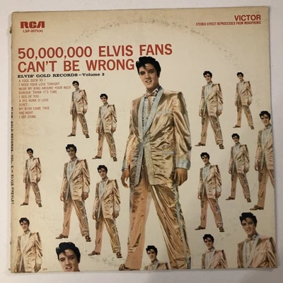 Elvis, 500,000 Elvis Fans… Vinyl LP, RCA 1962, EX/VG, Import, Stereo, LSP-2075(e - Image 1 of 4