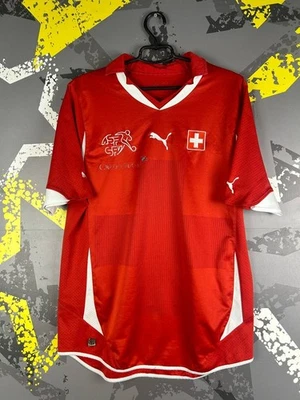 Camiseta Suiza Fútbol Casa 2010 - 2012 Rojo Puma Hombre Talla L ig93 Foto 1 de 4