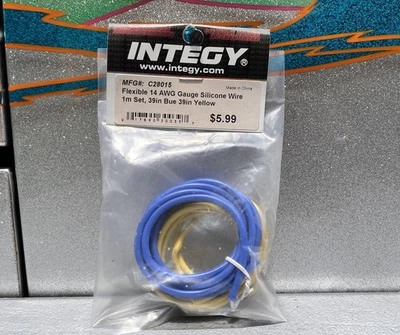 Integy RC Flexible 14AWG 1mm Silicone Wire 39in #C28015 FACTORY SEALED - Image 1 of 4