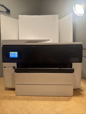 HP OfficeJet Pro 7740 Wide Format All-in-One Printer - White - Image 1 of 4