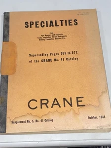 Crane 1945 catalog Specialties Valves - Picture 1 of 12