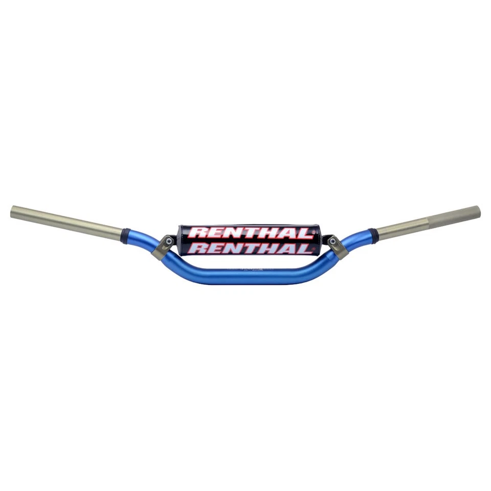 Guidão Renthal Twinwall 1 1/8" azul para KTM 520 SX 4 tempos 2000-2002 - Imagem 1 de 3