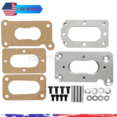 Carburetor Adapter Kit Plate Gasket For Mazda 11/84-93 B2000 & B2200 Mikuni Carb - Image 1 of 4