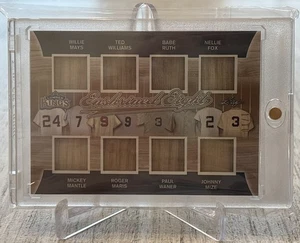 2020 Leaf Lumber Kings Ruth/Mantle/Williams/Mays/Maris 1/10 Enshrined Eight Bats - Picture 1 of 14