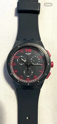 Reloj Swatch Cronógrafo Plástico SUSA400 “A Touch Of Fuschia” 2011 DE COLECCIÓN Foto 1 de 4