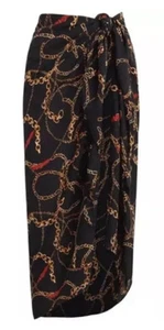 WALTER BAKER Paradise Sarong Ibiza Kette Überwurf Rock Neckholder Kleid Neu mit Etikett Einheitsgröße - Bild 1 von 6