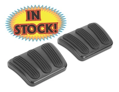 Pastilla de freno y embrague curvada Chevelle Lokar XBAG-6132 - 1964-72 - negra y goma Foto 1 de 3