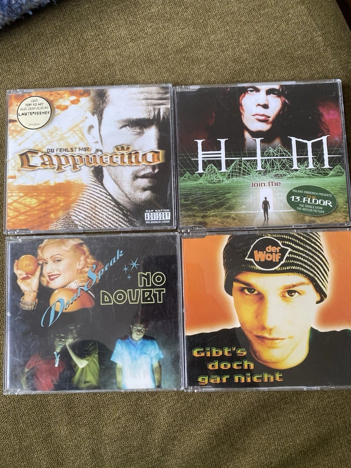 cd sammlung Singles - Cappuccino, No Doubt, HIM, der Wolf - Bild 1 von 1